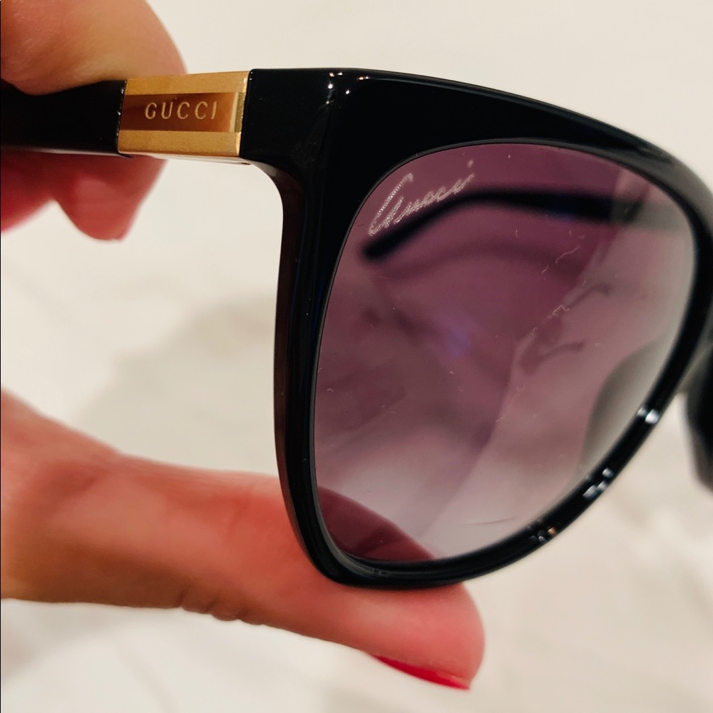 Gucci black gradient sunglasses
